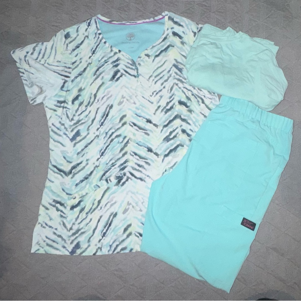 Betsey Johnson Zebra Print Pajama Set - Mint and Black